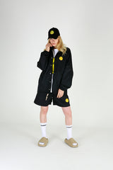SMILE HALF PANTS (BLACK) (6699087167606)