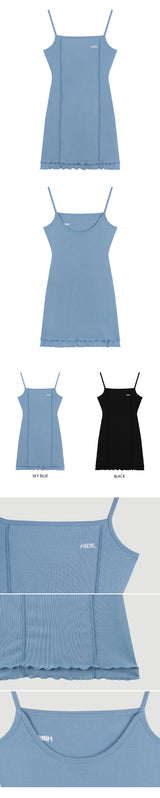 HIDE Lettuce Edge Line Dress (Sky Blue) (6570971168886)