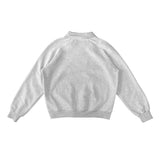 24Tロゴハーフジップアップスウェットシャツ/24T LOGO HALF ZIP-UP SWEATSHIRTS,HEATHER GRAY