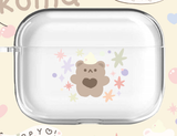クッキークマフラワーAirPodsケース / Cookie Kuma Flower AirPods Case