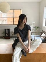 キーフY2Kピンタックポケットストッパーロングワイドカーゴパンツ/ kef Y2K pintuck pocket stopper long wide cargo pants