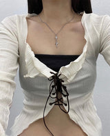 ファンシークロススターネックレス / Fancy cross star necklace