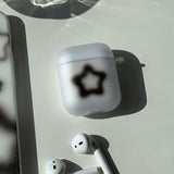 ブラック ブルー スター AirPods ケース マット