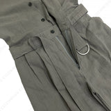 リネンワイドジャンプスーツ / RO linen wide jumpsuit (3 colors)