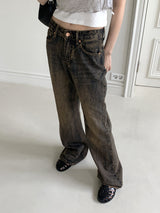 Portner Guze Washed Semi Bootcut Denim Pants