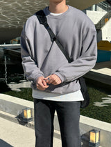 レイヴセミオーバーバルーンスウェットシャツ / Rave Semi-Over Balloon Sweatshirt (8 colors)
