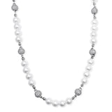 エリエル パールボール キュービック ネックレス/Yeriel Pearl Ball Cubic Necklace