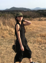 ニュームーンピンタックロングワンピース