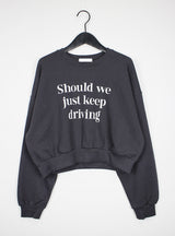 シュークロップスウェットシャツ / Shoe Crop Sweatshirt (3color)