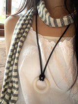レイヤードリネンキャミソール / Layered linen sleeveless