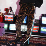 ベルベットトラックパンツ/0 2 velvet track pants - LEOPARD