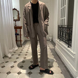 ネバーリネンバンディングパンツ