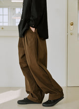 サイドバルーンパンツ / unisex side balloon pants brown