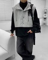 キャットオーバーサイズドフィットワイドデニムパンツ / [Unisex] Cat Oversized Fit Wide Black Denim Pants