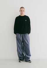 マルチロゴクルーネック / BSR2223FWPO074 MULTI LOGO CREWNECK BLACK