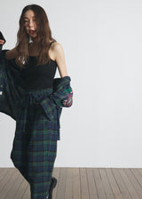 DREAMCATCHER CHECK LOOSE-FIT PANTS (Blue) / ドリームキャッチャーチェックルースフィットパンツ