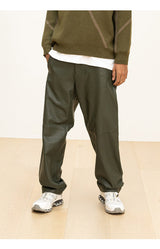 ラムスキンカーブラインパンツ/LAMSKIN CURVED LINE PANTS