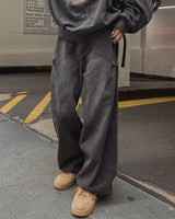 (UNISEX) オータムスナップバルーンワイドデニム