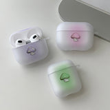 パープル - カラー マッシュルーム AirPods ケース_マット