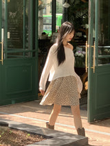 [5color]ジュエルサマーボートネック長袖ネットニット / Juel Summer Boat Neck Long Sleeve Net Knit