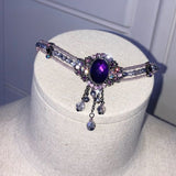 ラプンツェルチョーカー / Rapunzel violet choker