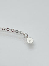 silver925 chain ribbon ring