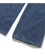 インシションインバーティドウォッシードデニムパンツ/INCISION INVERTED WASHED DENIM PANTS