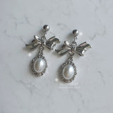 [SNSD Tiffany Piercing] Mary Piercing - Pearl Version (Silver)