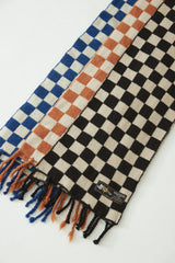 CHECKERBOARD MUFFLER ORANGE (6639325577334)