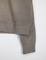 2WAYハイネックニットジップアップ / Two-way high-neck knit zip-up (2color)