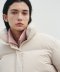 NICOLE VOLUME PUFFER SHORT PADDING_CREAM