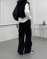 ロアクロップパッディドフードベスト/OW Roa Cropped Padded Hooded Vest (2 colors)