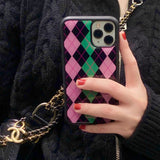 argyle case (black) (6673176854646)