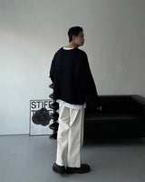 YM Raven Alpaca Wool Crop Knitwear (4 colors)