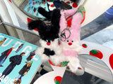 Pink rabbit key ring
