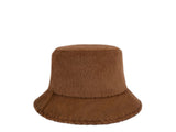 (핸드메이드) 소프트 브라운 버킷 햇 / (HANDMADE EMBROIDERY) SOFT BROWN BUCKET HAT (6656019333238)