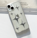 ユニークシルバーダイヤモンドフォンケース / Unique Silver Diamond Phone Case