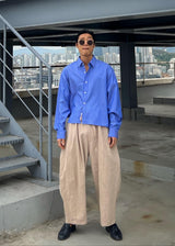 レイストライプクロップシャツ / Ray Stripe Crop Shirt 2COLOR