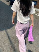 サフランセミワイドパンツ