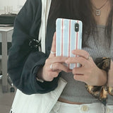 ブルー＆レッドケース / Blue&red case(glossy)