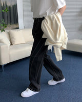 オウンリッチウェーブデニムパンツ / OWN Rich Wave Denim Pants (2 colors)