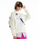 ウィティーバニープラネットエクスプローラースウェットシャツ／WITTY BUNNY PLANET EXPLORER SWEATSHIRT V1 [IVORY]
