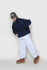 ペイズリーパイピングジップアップ / Paisley Piping Zip-Up