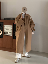 Nus. Wool Black Coat (베이지)