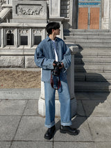 2 Low Reverse Denim Pants (2color)