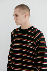 オールドストライプロングスリーブ / BSR2223FWPO029 OLD STRIPE LONG SLEEVE BLACK