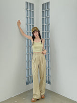 ジアピンタックスラックス / Jia Pintuck Slacks (2color)