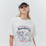 パピードルフィントゥゲザーTシャツ/Puppy dolphin Run to you half sleeve tshirt