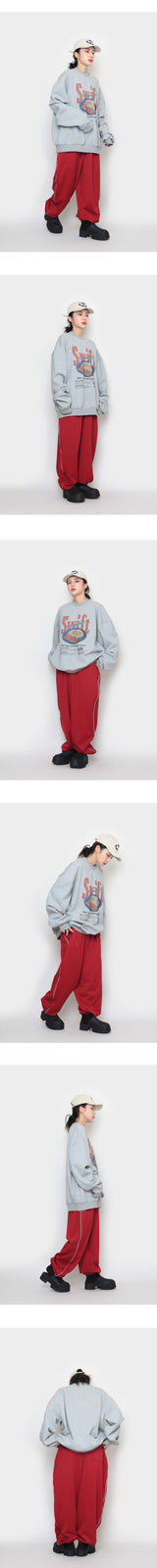 ブランチオーバースウェットシャツ / Brunch over sweatshirt