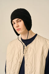 LIGHTWEIGHT QUILTED JUMPER - IVORY